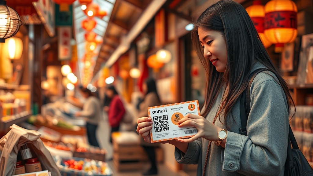 상품권 종류 및 구매 (realistic 스타일)