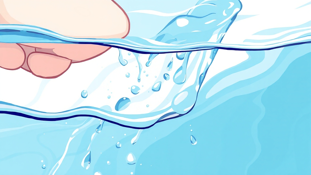 염소 제거 필터 필요성 (cartoon 스타일)