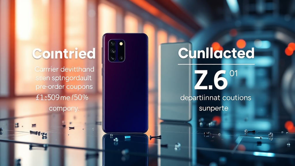 통신사 vs 자급제: 갤럭시 S26 사전예약 혜택 비교 (realistic 스타일)