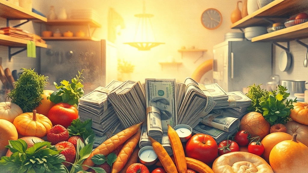 공유주방 창업, 비용 & 수익 계산 (watercolor 스타일)