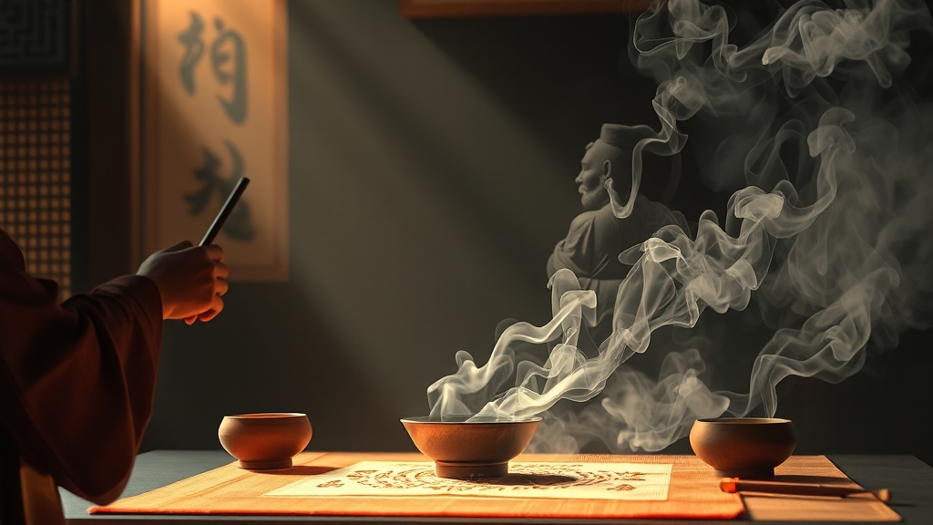 제사 절차별 상세 안내 (realistic 스타일)