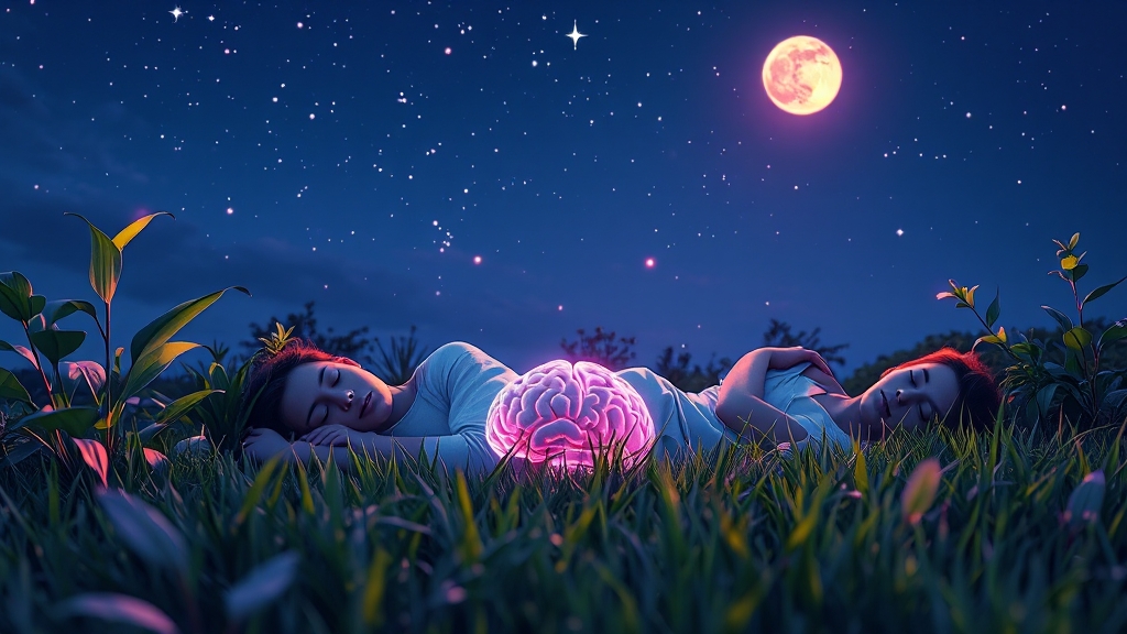 식물성 멜라토닌이란? (realistic 스타일)