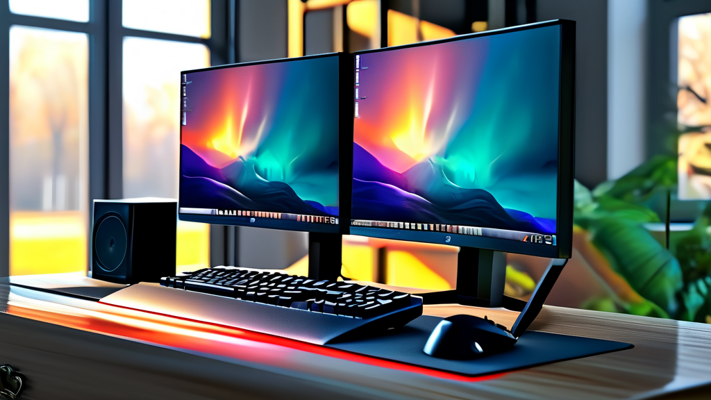 고해상도, 고주사율 환경 스케일링 설정 (realistic 스타일)