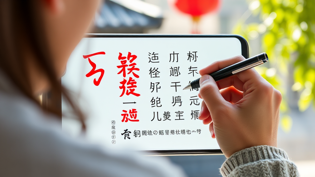 S펜으로 한자 입력, 더욱 스마트하게 (realistic 스타일)