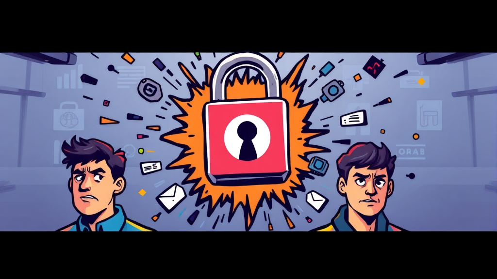 쿠팡 개인정보 유출 개요 (cartoon 스타일)