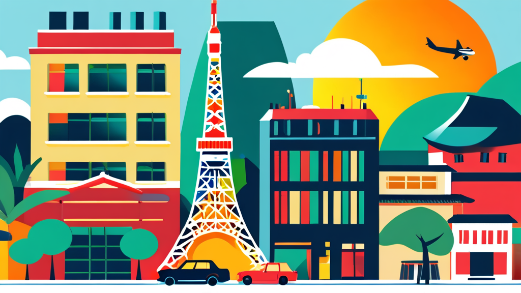 일본 여행 전 최종 점검 리스트 (cartoon 스타일)