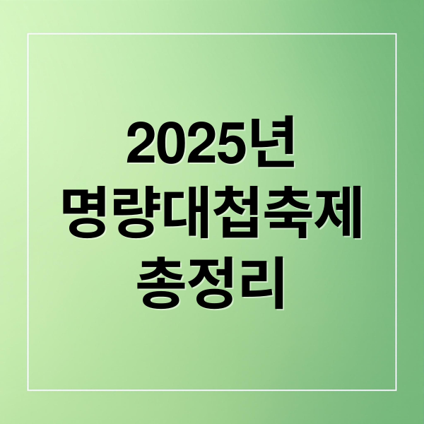 2025년
명량대첩축제
총정리 (2025 명량대첩축제)