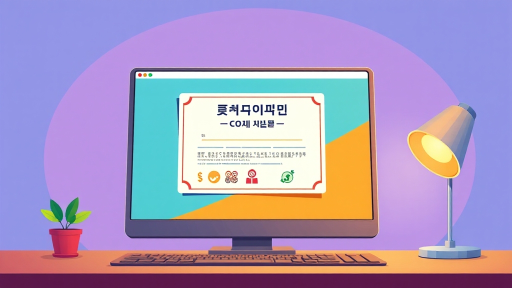 금융교육 이수, 제대로 확인하는 방법 (cartoon 스타일)