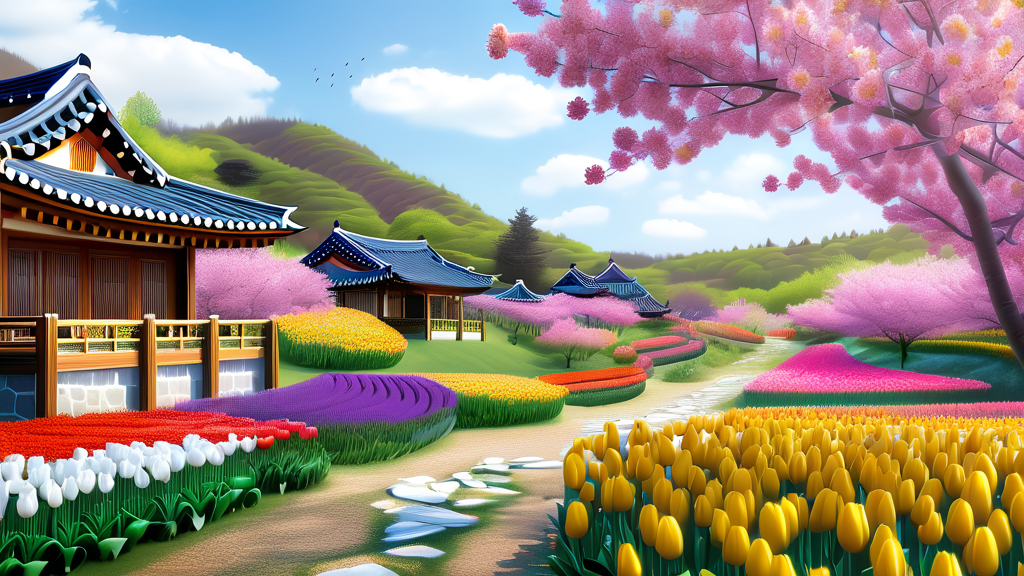 놓치면 후회할 인생샷 명소 (realistic 스타일)