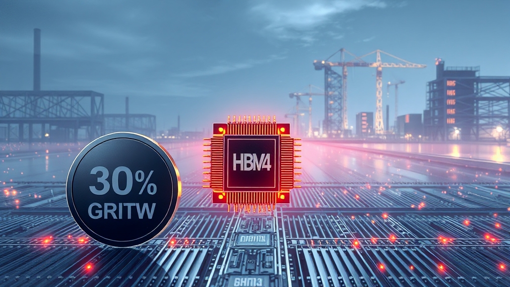 HBM 사업: 2분기 실적 및 하반기 전망 (illustration 스타일)