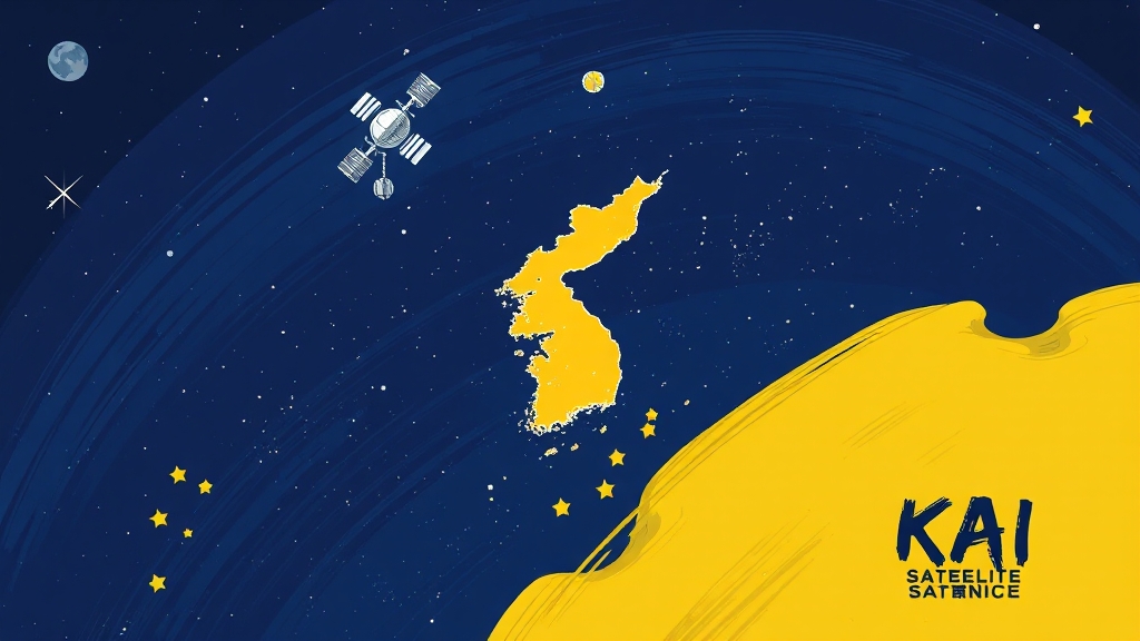 한국 SAR 위성 개발, 어디까지 왔나? (cartoon 스타일)