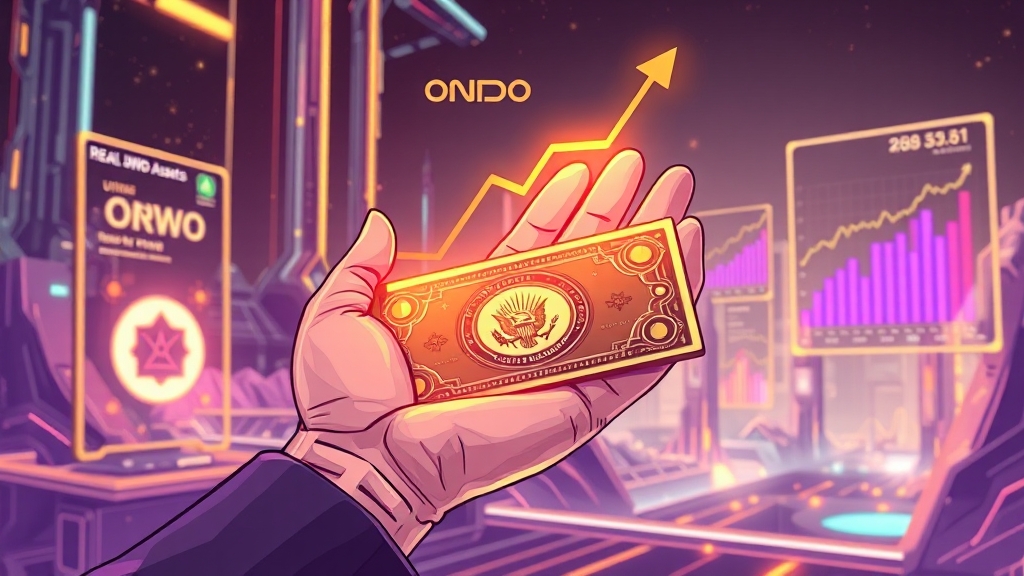 ONDO 개요: RWA 코인 집중 분석 (illustration 스타일)