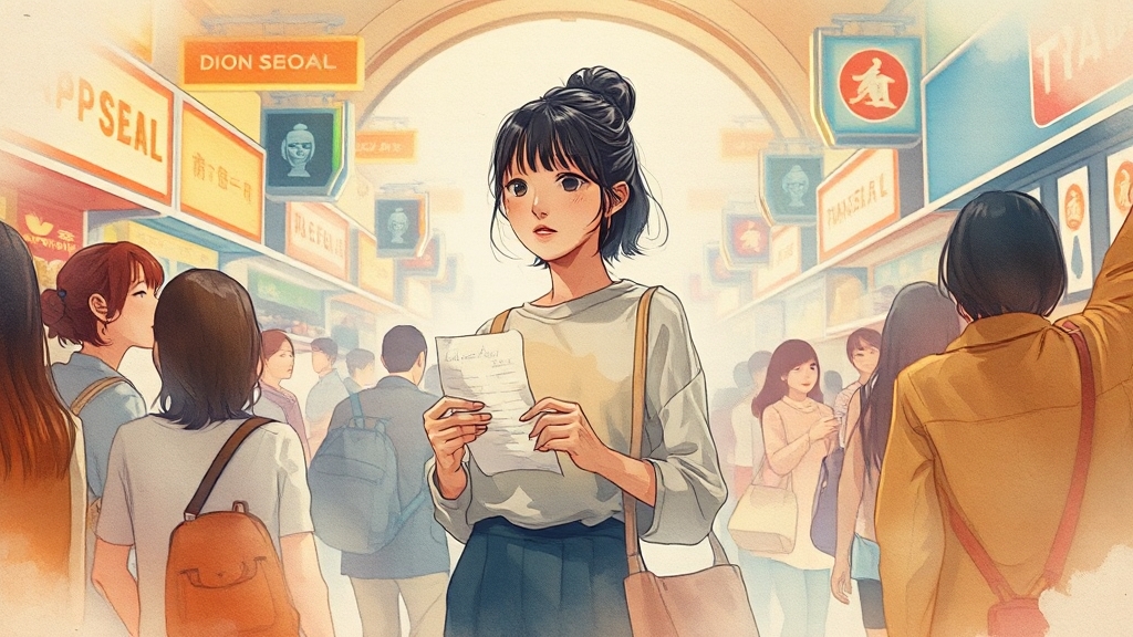 돈키호테 팝업, 이것만 알면 쇼핑 끝! (watercolor 스타일)