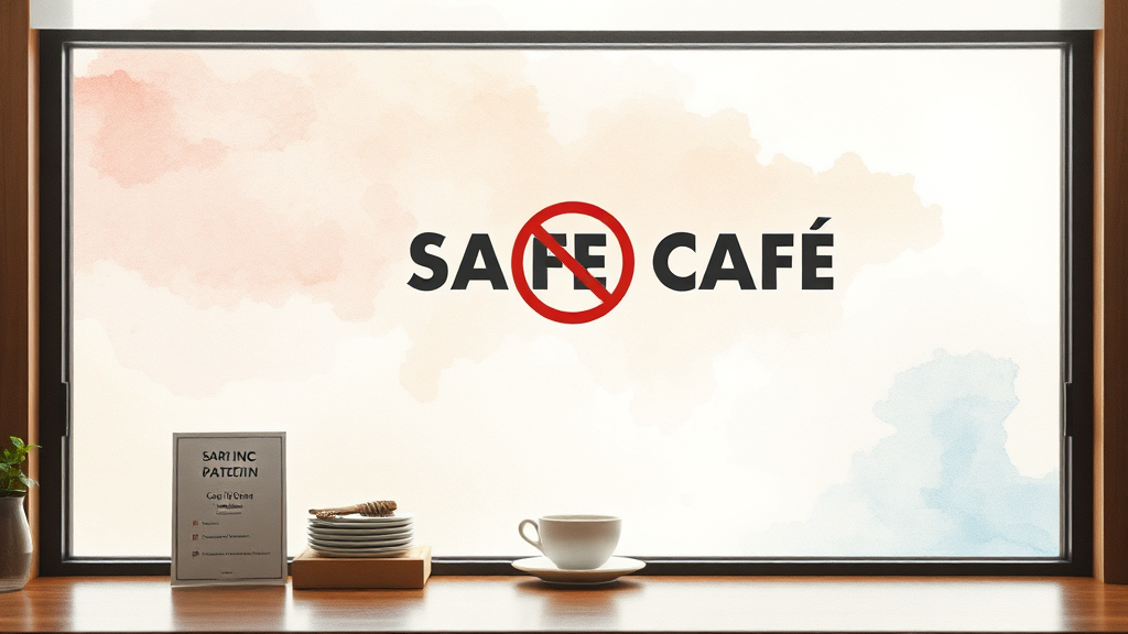 이용 시 주의사항 (watercolor 스타일)