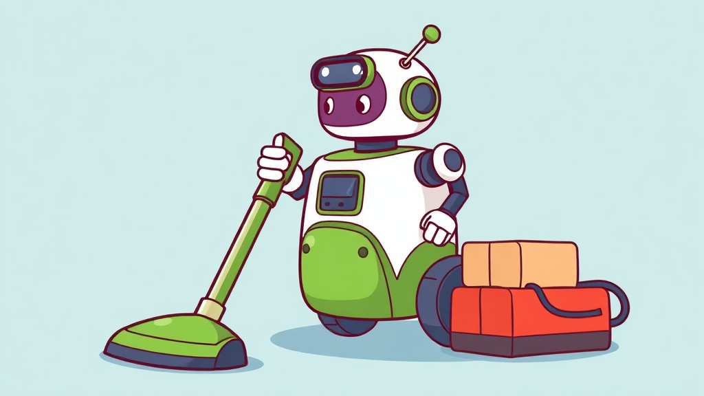 에코백스 AS 신청, 이렇게 하세요 (cartoon 스타일)