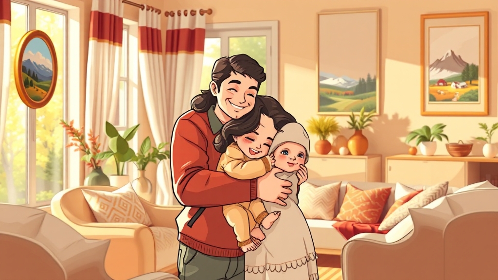 가정양육수당, 무엇인가요? (cartoon 스타일)