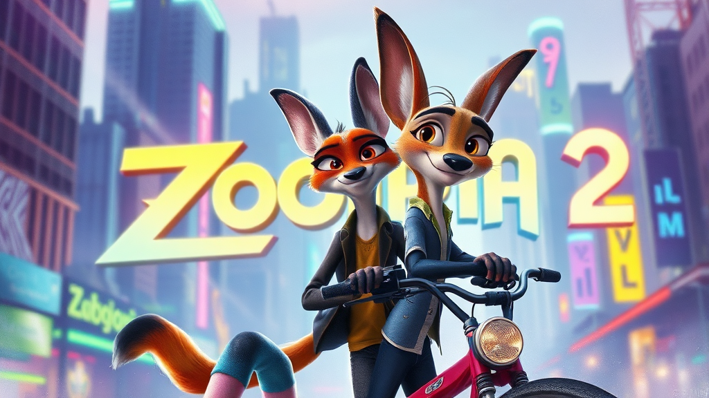 주토피아 2: 기본 정보 총정리 (watercolor 스타일)