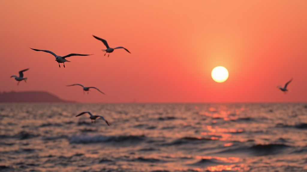 해돋이 명소별 일출 시간 정보 (realistic 스타일)