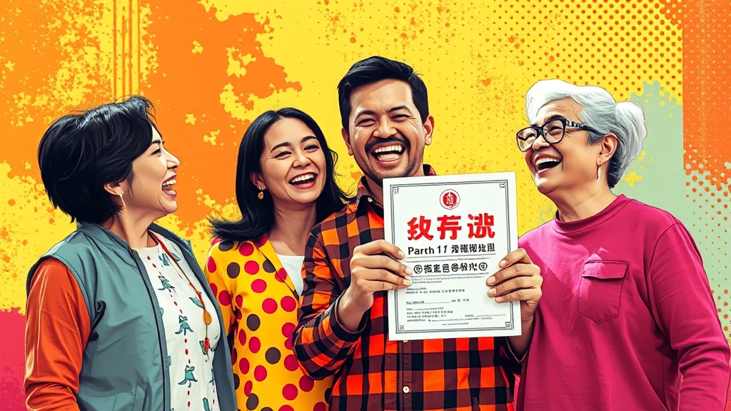 가족 위한 효도 보험 가이드 (popart 스타일)