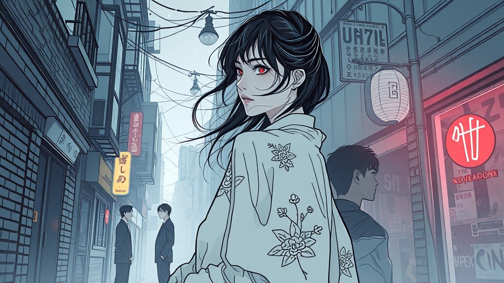 줄거리 요약 및 주요 사건 (illustration 스타일)