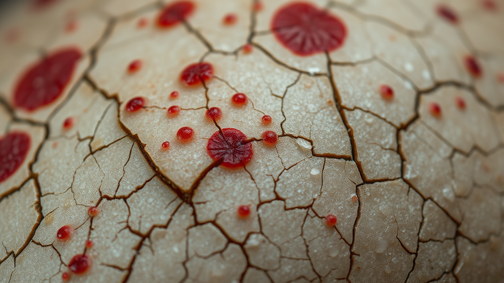 피부 장벽 손상, 자가 진단 (realistic 스타일)