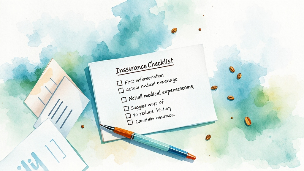 해지 전, 꼭 확인하세요! (watercolor 스타일)