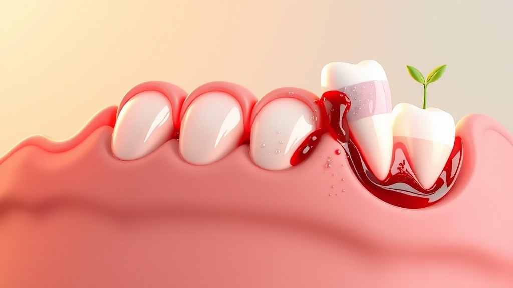 치은염, 무엇일까요? (illustration 스타일)