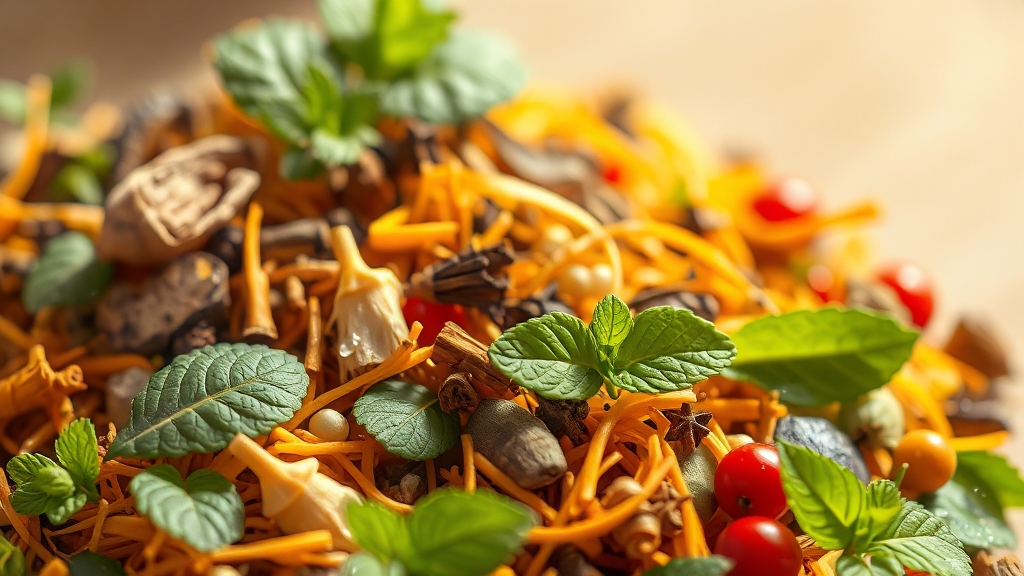 요비신정 성분 분석 & 효능 효과 (realistic 스타일)