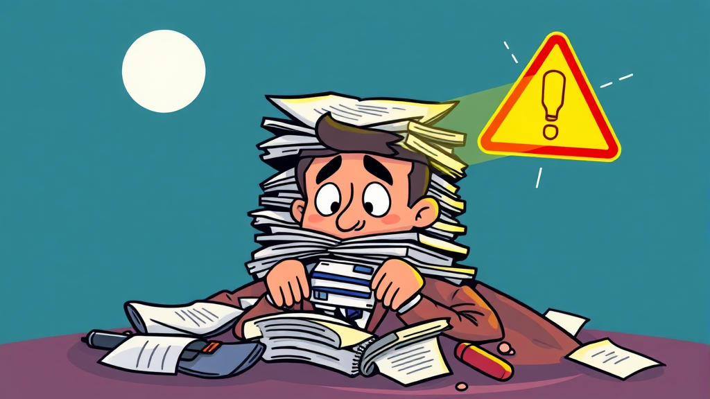 종합소득세 신고, 이것만은 피하자: 흔한 실수 TOP 10 (cartoon 스타일)