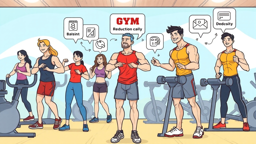 헬스장 사업자라면 꼭 확인하세요! (cartoon 스타일)