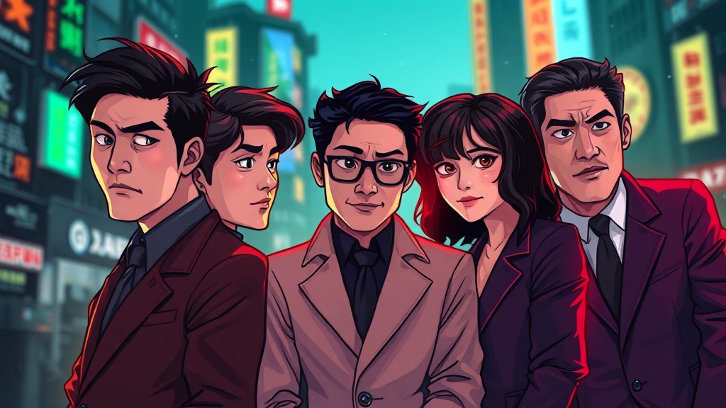 드라마 연출, 연기 및 작품 평가 (cartoon 스타일)