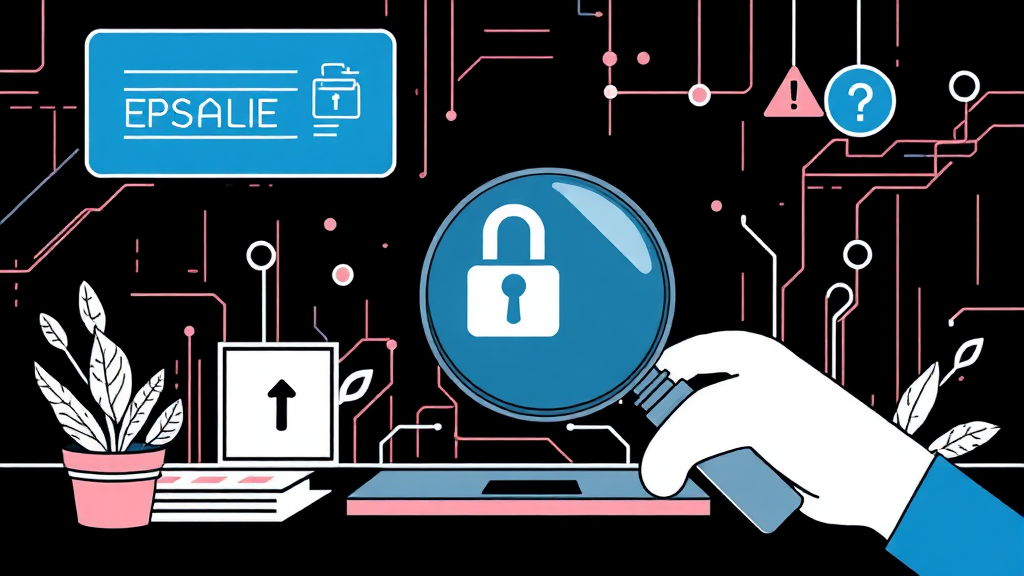 개인정보 유출 확인 방법 (illustration 스타일)