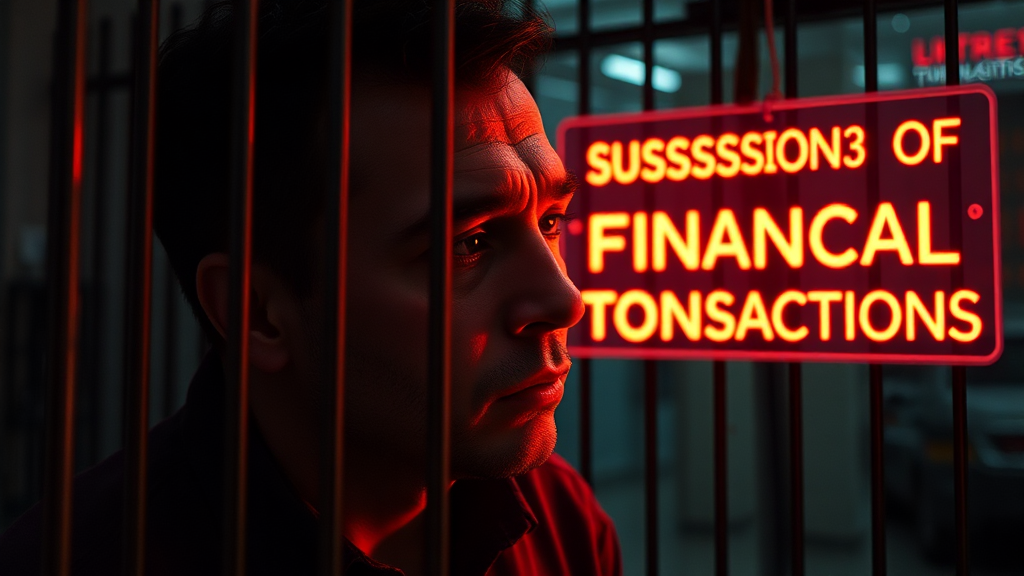 통장 묶기 사기란? (realistic 스타일)