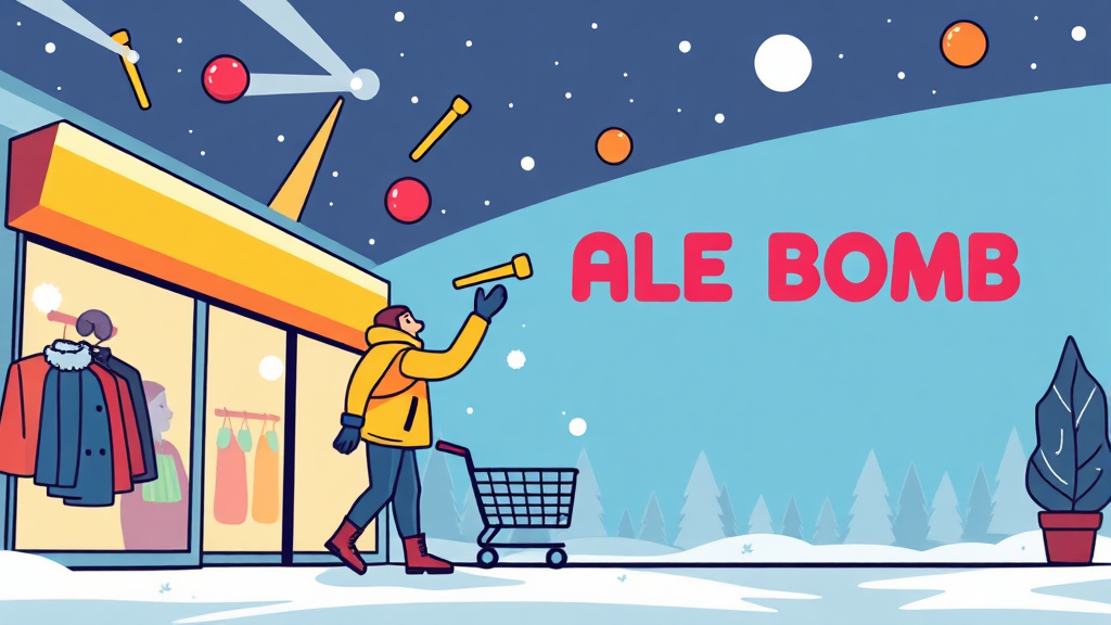 쇼핑 성공 전략 (cartoon 스타일)