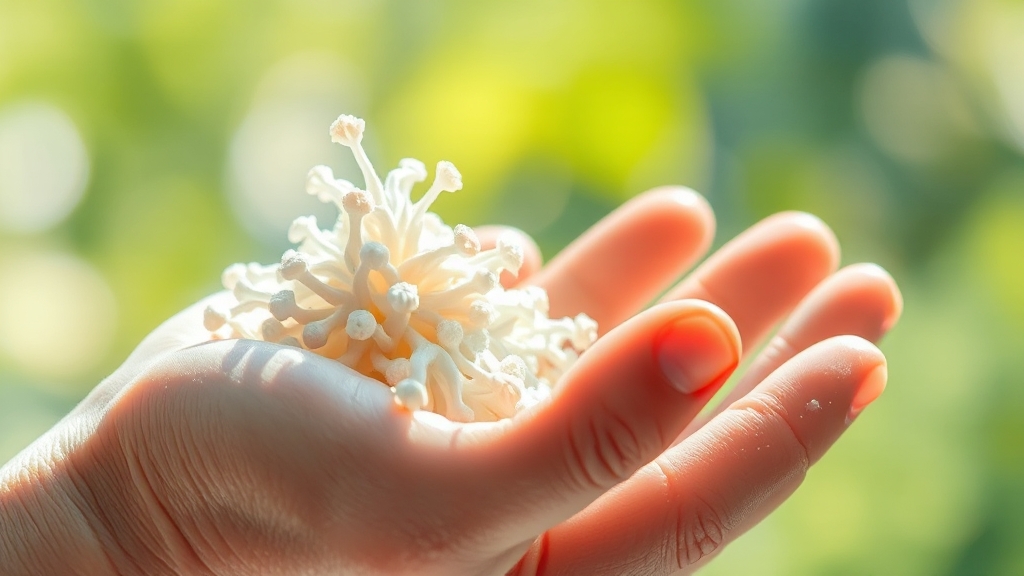 진균 감염 예방 및 관리 (watercolor 스타일)