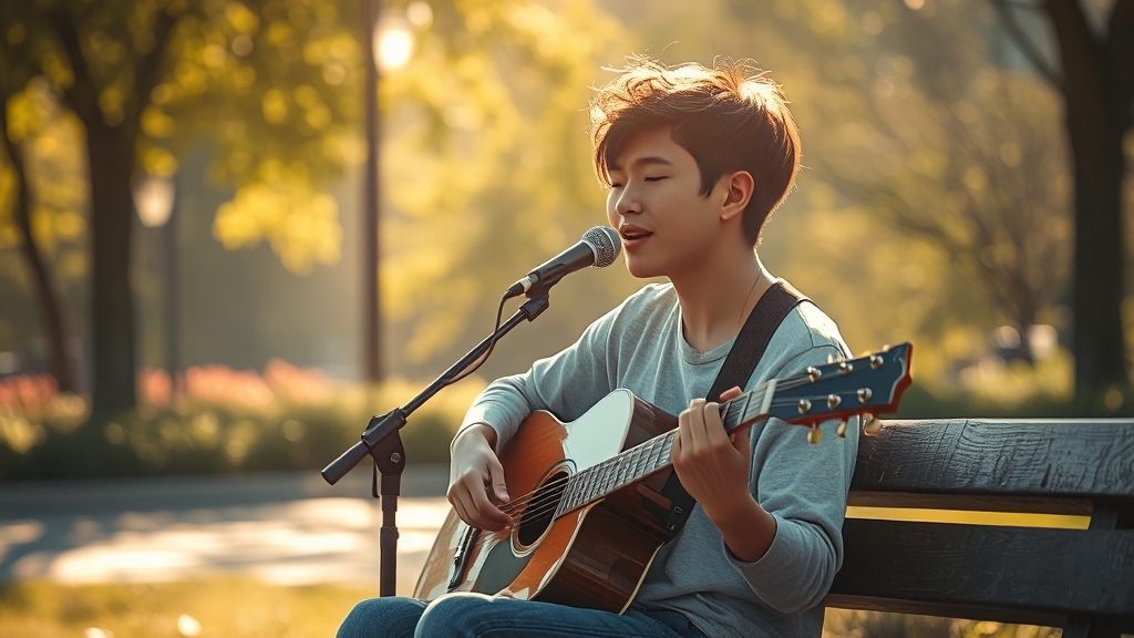 61호 가수 공원은 누구? (realistic 스타일)