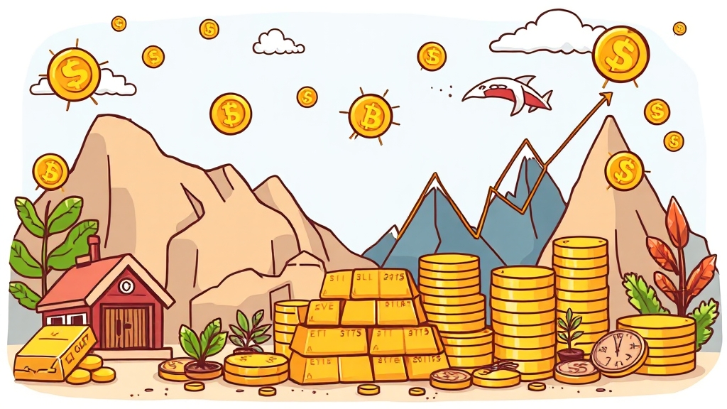 KRX 금 투자 외 다른 금 투자 방법 비교 (cartoon 스타일)