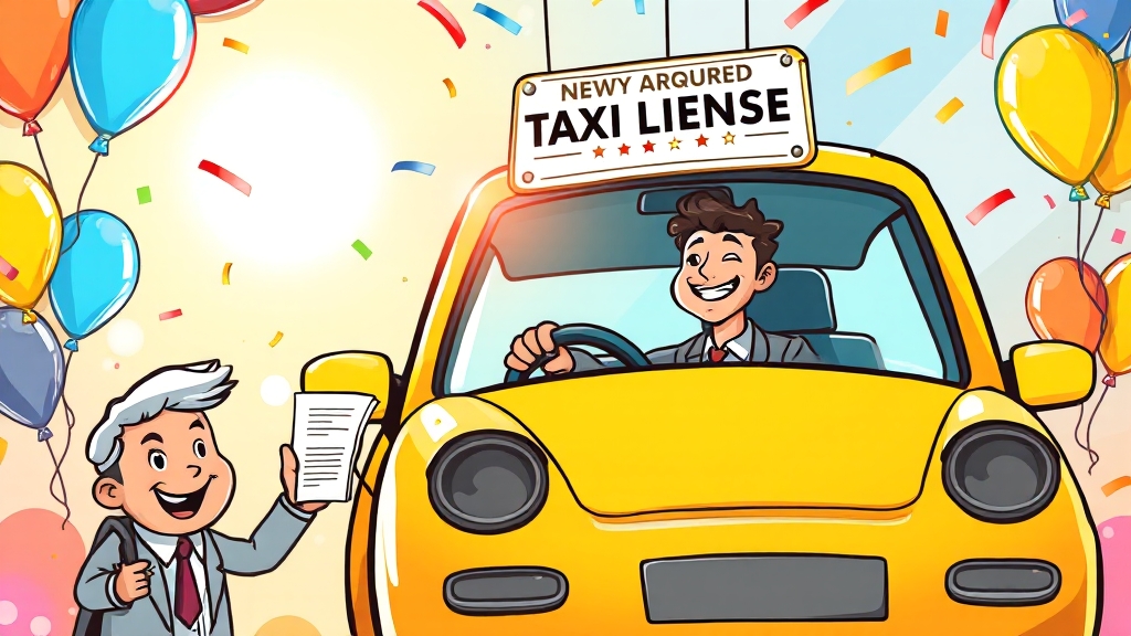 면허 취득, 마지막 단계! (cartoon 스타일)