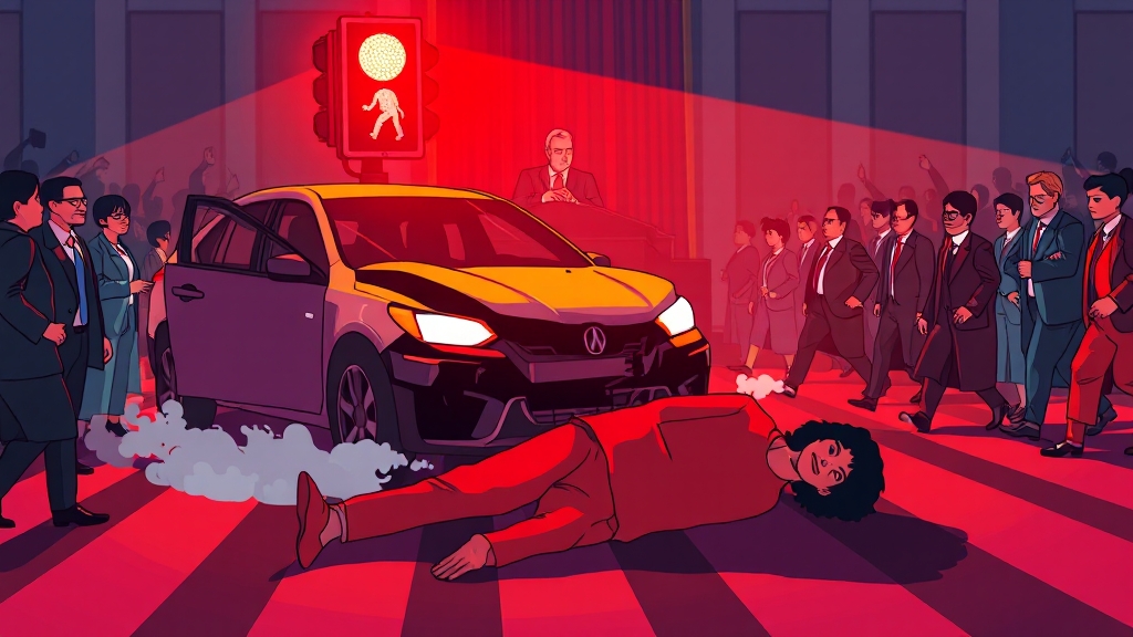과실 비율, 누가 책임져야 할까? (cartoon 스타일)