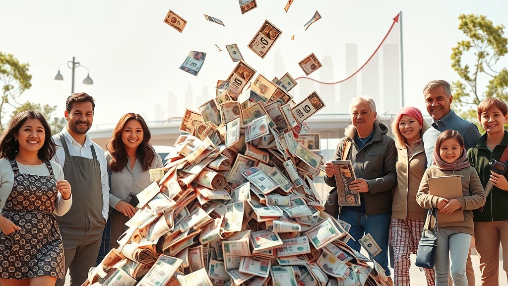 소비쿠폰, 어떤 효과를 기대할까? (realistic 스타일)