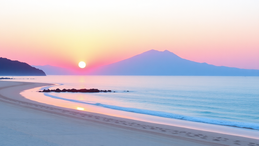 주변 관광 정보 (watercolor 스타일)