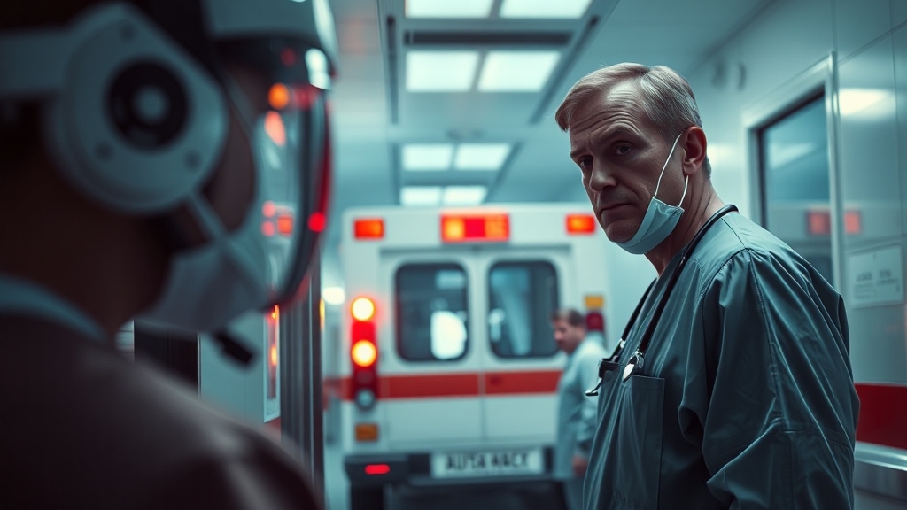 응급실 거부 사례 및 원인 (realistic 스타일)