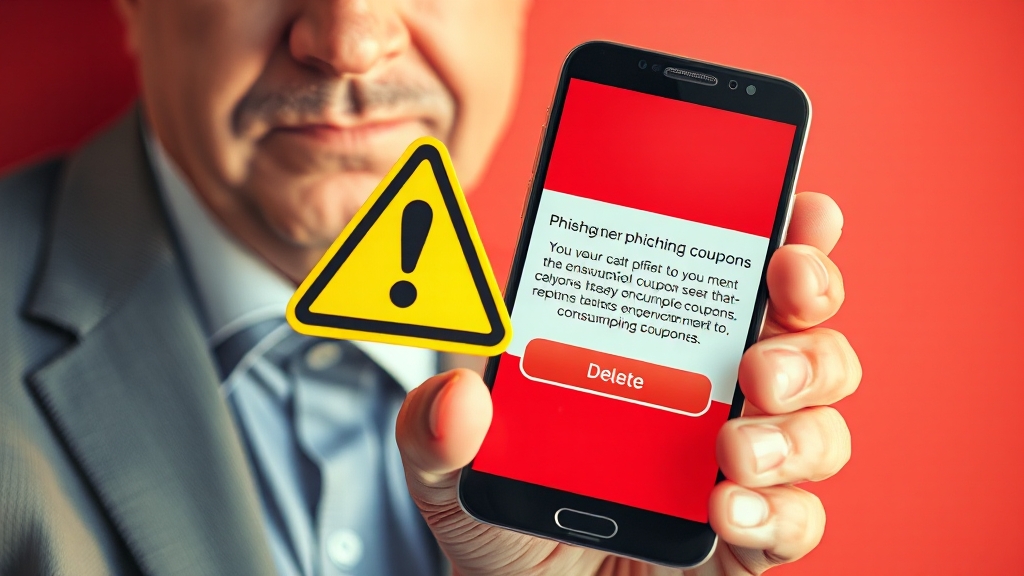 신청 시 유의사항 (스미싱 주의) (realistic 스타일)