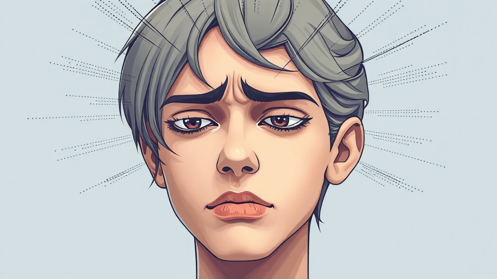 어지러움 원인과 증상 (illustration 스타일)