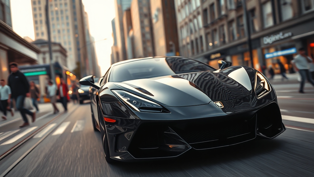 코나 블랙 익스테리어 디자인 특징 (realistic 스타일)