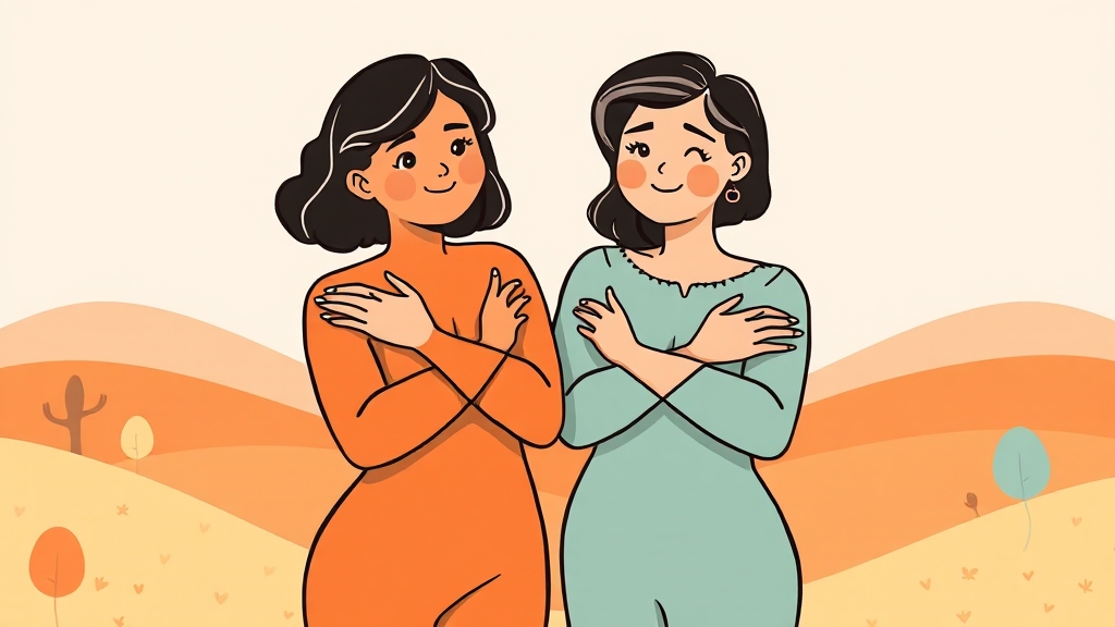 건강한 생식기, 자기 수용이 먼저! (cartoon 스타일)