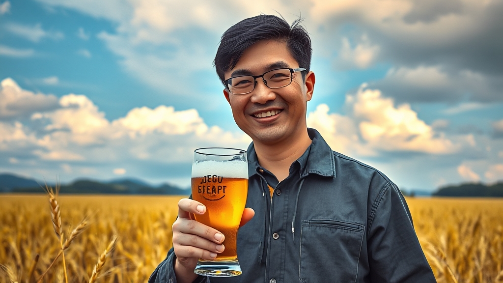 젠슨 황, 왜 제주맥주를? (realistic 스타일)