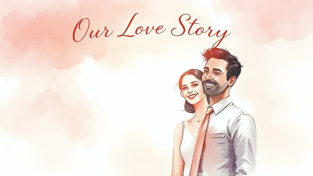 예비부부 이야기 자연스럽게 꺼내기 (watercolor 스타일)