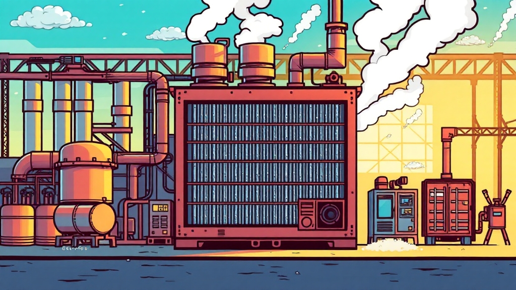 필터 시스템 및 정화 방식 (cartoon 스타일)