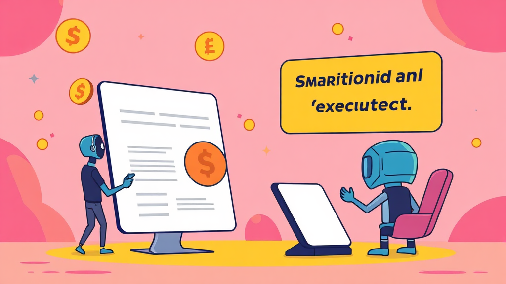 디지털 바우처와 프로그래밍 기능 (cartoon 스타일)